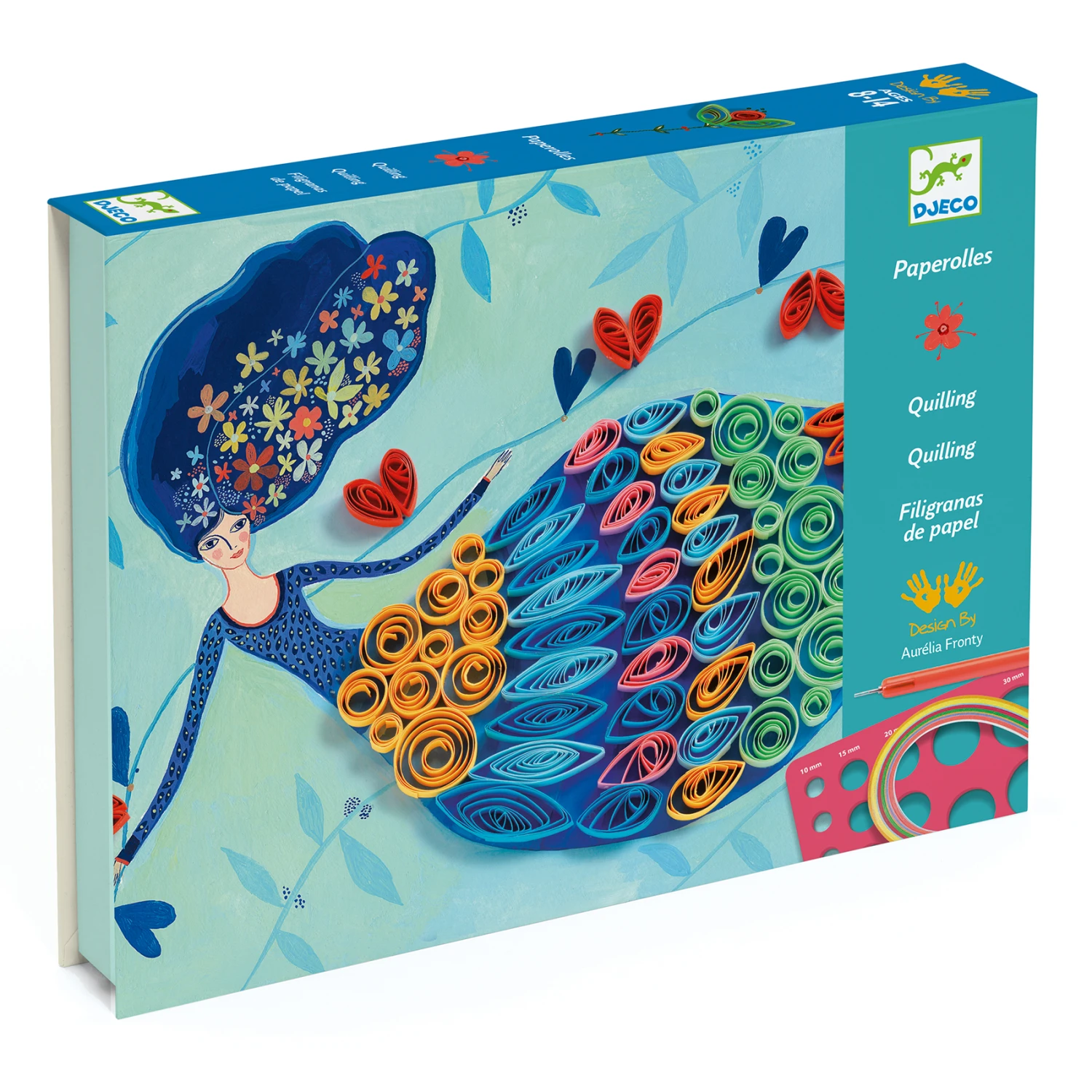 Djeco Knutselset Quilling Wervelend Haar En Petticoats 3 Djeco Knutselset Quilling Wervelend Haar En Petticoats