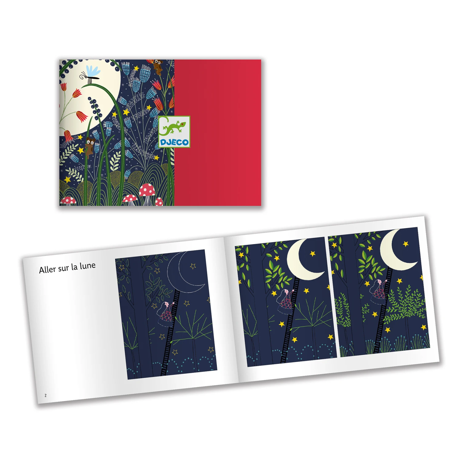 Djeco Kraskaarten Volle Maan 6 Djeco Kraskaarten Volle Maan - Afbeelding 4