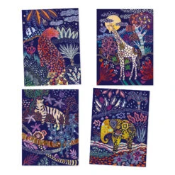 Djeco Kraskaarten Weerbarstige Natuur -Auto Winkel djeco kraskaarten weelderige natuur 2