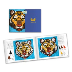 Djeco Mozaiëk-op-nummer Khan Knutselpakket -Auto Winkel djeco mozaiek op nummer khan 1