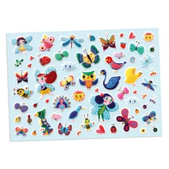 Djeco Stickerset Vliegende Wezentjes -Auto Winkel djeco puffy stickers gevleugelde wezentjes 2