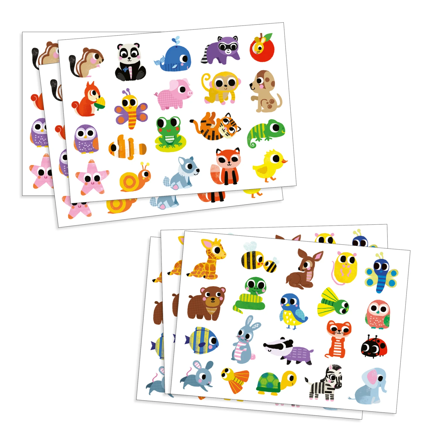 Djeco Stickers Babydieren-I Stickerset 5 Djeco Stickers Babydieren-I Stickerset - Afbeelding 3
