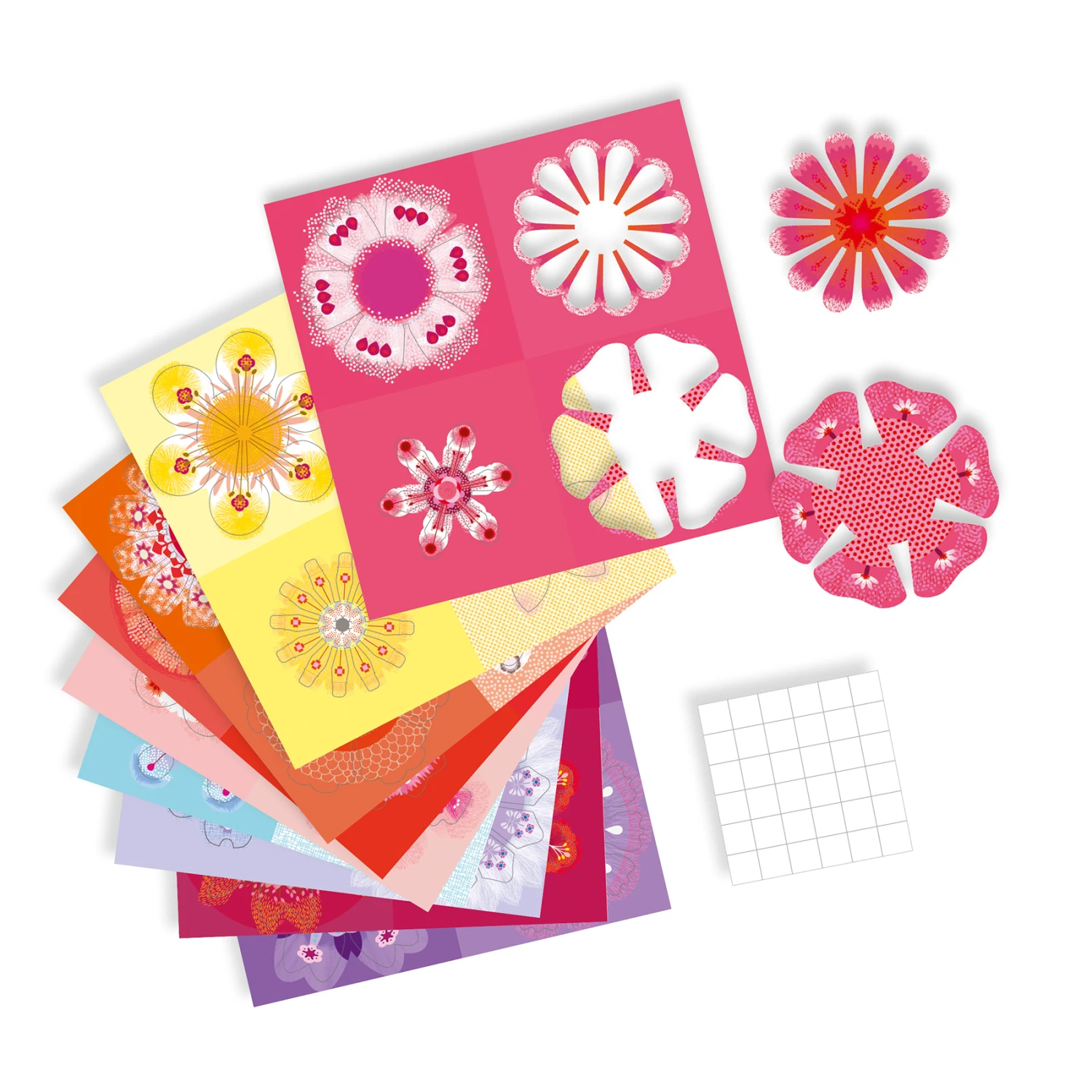 Djeco Vouwkunst Bloemen Maken 5 Djeco Vouwkunst Bloemen Maken - Afbeelding 3