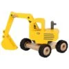 Goki 55898 Houten Graafmachine Bouwvoertuig Excavator -Auto Winkel goki 55898 graafmachine excavator houten speelgoed