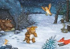 Gruffalo Kinder-Puzzel Ravensburger 2 X 12 Stukjes -Auto Winkel gruffalo puzzel ravensburger 2