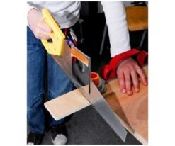 Toolkid Handzaag Geel Type 2 Kindergereedschap -Auto Winkel handzaag type 2 toolkid 1 1