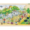 Houten Puzzel Naar De Dierentuin