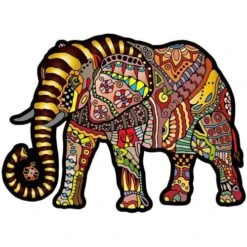 Wooden City Houten Puzzel Magic Elephant L245 11 Wooden City Houten Puzzel Magic Elephant L245 -Auto Winkel houten puzzel magic elephant