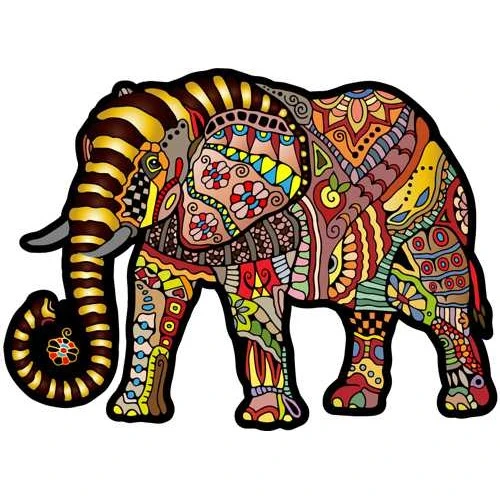 Wooden City Houten Puzzel Magic Elephant L245 7 Wooden City Houten Puzzel Magic Elephant L245 - Afbeelding 5