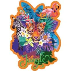 Wooden City Houten Puzzel Jungle L300 -Auto Winkel houten puzzel wooden city jungle