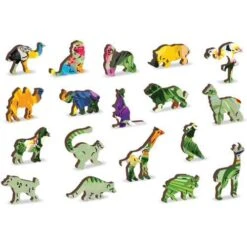 Wooden City Houten Puzzel Tropical Birds L300 -Auto Winkel houten puzzel wooden city tropical birds L300 1