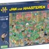 Jumbo 20054 Krijt Op Tijd! Puzzel JanvanHaasteren 1000 Stukjes -Auto Winkel jan van haasteren 20054 krijt op tijd