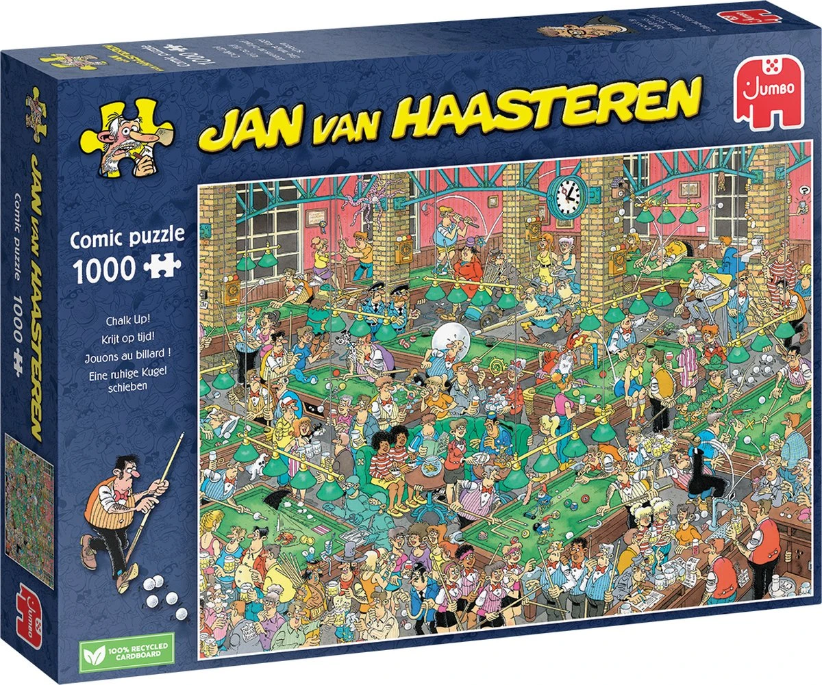 Jumbo 20054 Krijt Op Tijd! Puzzel JanvanHaasteren 1000 Stukjes 3 Jumbo 20054 Krijt Op Tijd! Puzzel JanvanHaasteren 1000 Stukjes