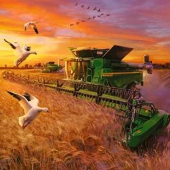 John Deere In Actie – Ravensburger – 3 X 49 Stukjes -Auto Winkel john Deere in actie puzzel ravensburger 3