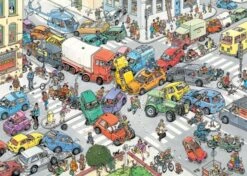 Jumbo 20073 Puzzel 2in1 JvH Verkeerschaos En Ter Land Ter Zee En In De Lucht 2×1000 -Auto Winkel jumbo 20073 puzzel JvH Ter Land ter Zee en in de Lucht Verkeerschaos 2x 1000 stukjes 4