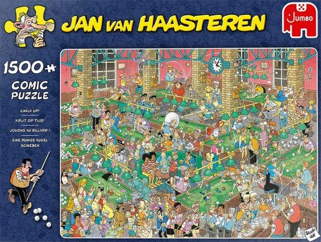 Jumbo 20026 Krijt Op Tijd! Puzzel JanvanHaasteren 1500 4 Jumbo 20026 Krijt Op Tijd! Puzzel JanvanHaasteren 1500 - Afbeelding 2