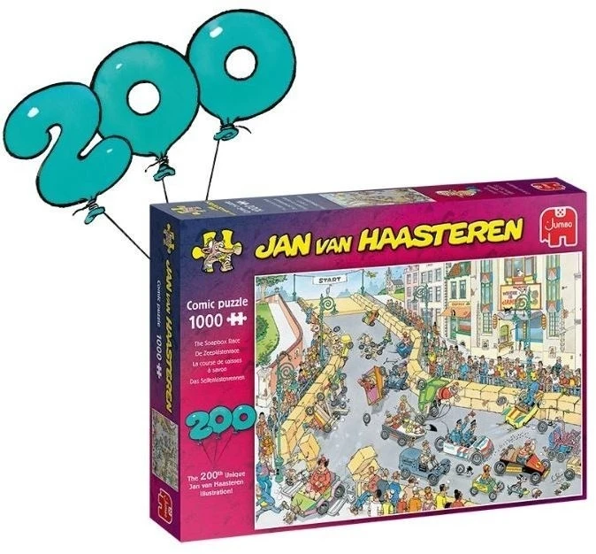 Jumbo 20053 De Zeepkistenrace Puzzel JanvanHaasteren 1000 St 6 Jumbo 20053 De Zeepkistenrace Puzzel JanvanHaasteren 1000 St - Afbeelding 4