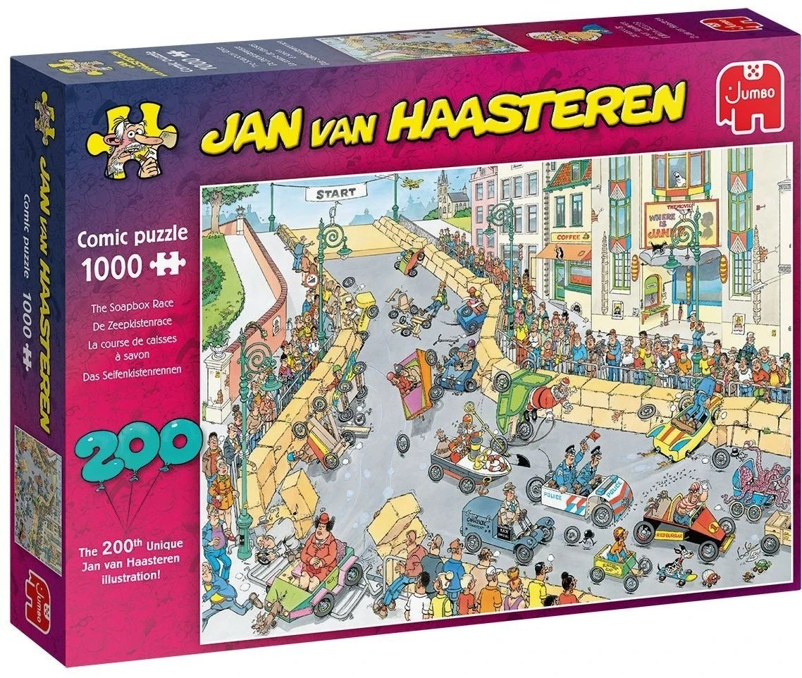 Jumbo 20053 De Zeepkistenrace Puzzel JanvanHaasteren 1000 St 3 Jumbo 20053 De Zeepkistenrace Puzzel JanvanHaasteren 1000 St