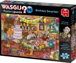 Jumbo 19165 Wasgij-Puzzel Mistery-16 Verjaardag Verrassing -Auto Winkel jumbo puzzel legpuzzel wasgij 19165 verjaardag verrassing destiny 16 2