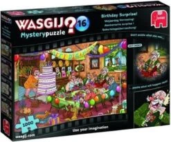 Jumbo 19165 Wasgij-Puzzel Mistery-16 Verjaardag Verrassing -Auto Winkel jumbo puzzel legpuzzel wasgij 19165 verjaardag verrassing destiny 16 4