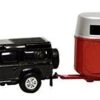 KidsGlobe Landrover Defender Met Paardentrailer