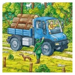 Landbouwvoertuigen Puzzelbox Ravensburger 3 X 49 Stukjes -Auto Winkel landbouwvoertuigen puzzel ravensburger 2