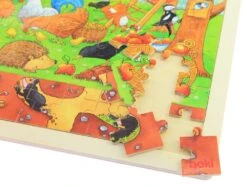 Houten Puzzel Tuin -Auto Winkel legpuzzel goki 57743 1 1