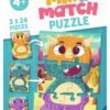 Kinder-Puzzel Mix & Match Schattige Dino’s – Ravensburger -Auto Winkel mixmatch puzzle schattige dinos ravensburger