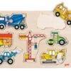 Noppenpuzzel Bouwvoertuigen -Auto Winkel noppenpuzel bouwvoertuigen goki 57593
