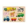 Noppenpuzzel Boerderijleven -Auto Winkel noppenpuzzel boerderijleven goki 57632