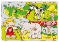 Noppenpuzzel In De Dierentuin -Auto Winkel noppenpuzzel in de dierentuin goki 57590 1