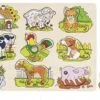 Noppenpuzzel Met Geluiden; Boerderij -Auto Winkel noppenpuzzel met dierengeluiden goki 57895