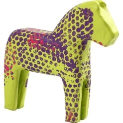 Paard 24.5 Cm Papier-mache Knutselen -Auto Winkel papier mache paard 24.5cm. 2