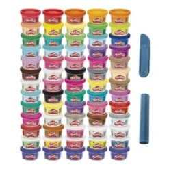 Djeco Play-Doh Klei Boetseerklei Nature 65 Potjes PlayDoh -Auto Winkel play doh klei boetseerklei 64 cans 64 potjes 1