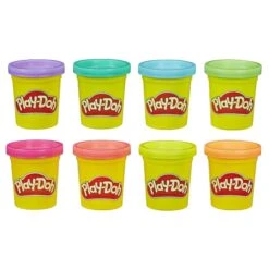 Play-Doh Klei Boetseerklei Regenboog 8-pack PlayDoh -Auto Winkel play doh klei boetseerklei regenboog kleuren rainbow colors 8 pack 1