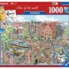 Ravensburger Puzzel Fleroux Amsterdam 1000-stukjes 2 Ravensburger Puzzel Fleroux Amsterdam 1000-stukjes -Auto Winkel puzzel Fleroux Amsterdam