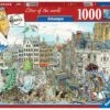 Ravensburger Puzzel Fleroux-Antwerpen 1000-stukjes -Auto Winkel puzzel Fleroux Antwerpen