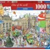 Ravensburger Puzzel Fleroux London 1000-stukjes -Auto Winkel puzzel Fleroux London