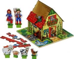 3-D Puzzel “Mijn Boerderij” -Auto Winkel puzzel boerderij goki 57641 1 1
