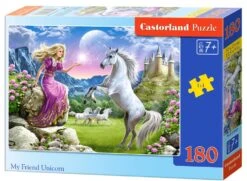 My Friend Unicorn – Castorland Puzzel 180 Stukjes
