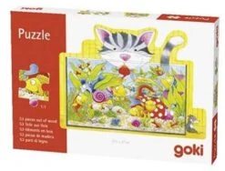 Puzzel Opgepast, Poes Bij Aquarium -Auto Winkel puzzel poes bij aquarium goki 57534 1 1