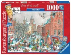 Ravensburger Puzzel Fleroux Amsterdam-in-de-winter 1000-stukjes 7 Ravensburger Puzzel Fleroux Amsterdam-in-de-winter 1000-stukjes -Auto Winkel ravensburger puzzel amsterdam in de winter fleroux legpuzzel 2