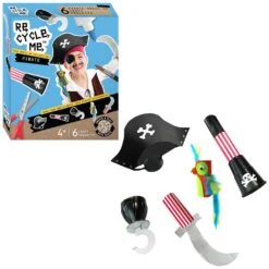 Re-cycle-me Pirate Dress Up Recycle Set Knutselset -Auto Winkel re cycle me pirate dress up 1
