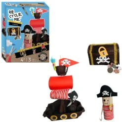 Re-cycle-me Pirate World Knutselset ReCycleMe -Auto Winkel re cycle me pirate world