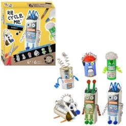 Re-cycle-me Robot World Recycle Set Knutselset -Auto Winkel re cycle me robot world 2