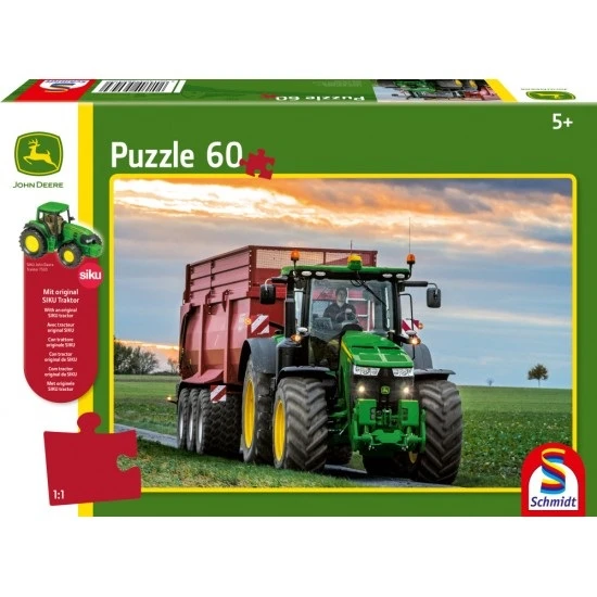 Schmidt 56043 Kinderpuzzel John Deere 7310R Puzzel 60st 4 Schmidt 56043 Kinderpuzzel John Deere 7310R Puzzel 60st - Afbeelding 2