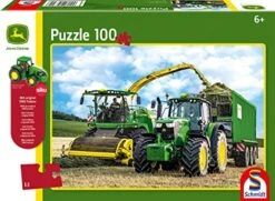 Schmidt 56315 Kinderpuzzel John Deere 6195M Puzzel 100st
