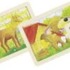 Set Houten Puzzels Dieren , 6 Delig 1 Set Houten Puzzels Dieren , 6 Delig -Auto Winkel set houten puzzels goki 57807