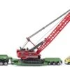 Siku 1834 Transport Zwaar Materieel Dieplader Met Hijskraan 2 Siku 1834 Transport Zwaar Materieel Dieplader Met Hijskraan -Auto Winkel siku 1834 transport zwaar materieel