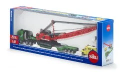 Siku 1834 Transport Zwaar Materieel Dieplader Met Hijskraan  -Auto Winkel siku 1834 transport zwaar materieel 3